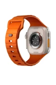 Apple Watch 49mm Ultra 2/1 - 46mm Seri 10-45mm Seri 9/8/7 44mm Seri SE2/SE/6/5/4 Extrem Spor Kayışı  Turuncu - 1