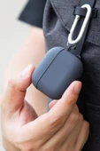 Airpods Pro 2 (2.nesil) Uyumlu Kılıf Nexo Serisi Çift Katmanlı Hibrit Koruma Kablosuz Şarj Destekli  Caspian Blue - 5