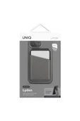 Telefon Modelleri İle Uyumlu Kartlık Lyden Ds Serisi Vegan Deri Stand Olma Özelliği RFID Koruma  Grey Black - 6