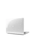 Macbook Pro 14 Inç M3 / M3 Pro / M3 Max A2992 Uyumlu 360 Tam Koruyucu Kristal Şeffaf Kapak  Simli Şeffaf - 7