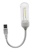 Kitap Okuma/Kamp Işığı/Gece Lambası Retro Otantik Usb Girişli Lamba Kırılmaz Lamba  İNCE UZUN AMPUL - 1