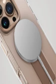 Iphone 16 Pro Max Kılıf Heldro Max Serisi Magsafe Özellikli (MAGCLİCK™) Tutma Bandı (FLEXGRİP™)  Smoke - 7