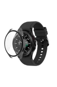 Samsung Galaxy Watch 5 44mm Kılıf Kasa Ve Ekran Koruyucu 360 Tam Koruma Kapak  SİYAH - 2