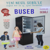 Buseb Buzdolabı İçin Seyyar Su Sebili Musluklu 4 LT Su Kapasiteli - 3