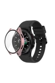 Samsung Galaxy Watch 5 44mm Kılıf Kasa Ve Ekran Koruyucu 360 Tam Koruma Kapak  ROSE GOLD - 2