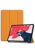 Samsung Galaxy Tab A8 Sm-x200 10.5 Inç Tablet Uyumlu Flip Smart Standlı Akıllı Kılıf Smart Cover  TURUNCU - 1