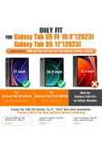 Samsung Galaxy Tab S9 FE 10.9 Inç Tablet Kılıfı Kalemlikli Askılı Tank Silikon Yüksek Koruma Sm-x510 - 2