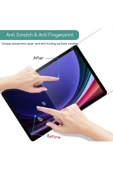 Samsung Galaxy Tab S9 Fe Plus 12.4 Inç Nano Kırılmaz Ekran Koruyucu Şeffaf Cam Tam Uyumlu Sm-x610 - 4