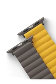 Apple Watch 49mm Ultra 2/1 - 46mm Seri 10 - 45mm Seri 9/8/7 - 44mm Seri SE2/SE/6/5/4 Kordon Kayış  Mustard Khaki - 3
