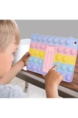 Samsung Galaxy Tab A8 10.5 (2021) Sm-x200 Uyumlu Popit Standlı Çocuk Kılıfı Askılı Pop It Push thumbnail 2
