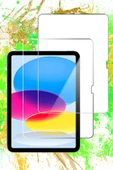 Apple Ipad 10. Nesil 2022 10.9" Nano Kırılmaz Ekran Koruyucu Kırılmaz Şeffaf Cam Koruyucu Tam Uyumlu - 1