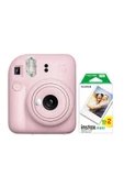 Instax Mini 12 Pembe Fotoğraf Makinesi ve 20'li Mini Film Seti thumbnail 1