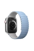 Apple Watch 49mm Ultra 2/1 - 46mm Seri 10 - 45mm Seri 9/8/7 - 44mm Seri SE2/SE/6/5/4 Kordon Kayış  Blue White - 4