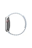 Apple Watch 49mm Ultra 2/1 - 46mm Seri 10 - 45mm Seri 9/8/7 - 44mm Seri SE2/SE/6/5/4 Kordon Kayış  Blue White - 2