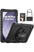 Samsung Galaxy Tab A9 Plus 11 Inç Tablet Uyumlu Sm-x210 Tablet Kılıfı Askılı Defender Yüksek Koruma - 1