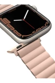 Apple Watch 49mm Ultra 2/1 - 46mm Seri 10 - 45mm Seri 9/8/7 - 44mm Seri SE2/SE/6/5/4 Kordon Kayış  Pink Beige - 5