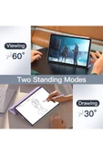 Samsung Galaxy Tab S9 FE SM-X510 X516 X518 Kılıf 10.9" Uyumlu Kılıf Akıllı Smart Standlı Kapaklı  Lila - 5