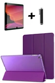 Apple Ipad 8. ve 9. Nesil 10.2 Inç Uyumlu Tablet Kılıfı Ekran Koruyucu Dokunmatik Kalem Seti  MOR thumbnail 1