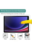 Samsung Galaxy Tab S9 Fe Plus 12.4 Inç Nano Kırılmaz Ekran Koruyucu Şeffaf Cam Tam Uyumlu Sm-x610 - 5