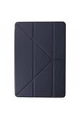 Xiaomi Redmi Pad SE 11 Inç Tablet Uyumlu Kılıf Katlanır Kalemlikli Standlı Uyku Modlu Akıllı Kapak  LACİVERT - 5