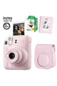 Mini 12 Pembe Fotoğraf Makinesi-20li Film-pvc Albümlü Çantalı Seti 1 thumbnail 2