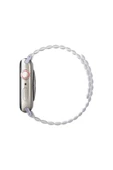 Apple Watch 49mm Ultra 2/1 - 46mm Seri 10 - 45mm Seri 9/8/7 - 44mm Seri SE2/SE/6/5/4 Kordon Kayış  Lilac White - 4