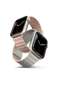 Apple Watch 49mm Ultra 2/1 - 46mm Seri 10 - 45mm Seri 9/8/7 - 44mm Seri SE2/SE/6/5/4 Kordon Kayış  Pink Beige - 1