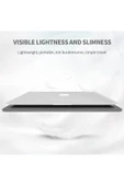 Macbook Air 13.6 Inç M2-M3-M4 Çip A2681 A3113 A3240 Uyumlu Ofis Çanta Deri Mıknatıslı Standlı Kılıf  13 - 14,9 inç Kırmızı - 2