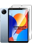 Xiaomi Redmi Pad Se 8.7 Inç Tablet Uyumlu Uyku Modlu 360 Döner Pu Deri Kılıf Seti  LACİVERT - 3