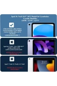Apple Ipad 10. Nesil 2022 10.9" Nano Kırılmaz Ekran Koruyucu Kırılmaz Şeffaf Cam Koruyucu Tam Uyumlu - 3