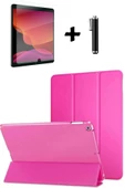 Apple Ipad 8. ve 9. Nesil 10.2 Inç Uyumlu Tablet Kılıfı Ekran Koruyucu Dokunmatik Kalem Seti  ŞEKER PEMBE - 1