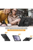 Samsung Galaxy Tab A9 Plus 11 Inç Tablet Uyumlu Sm-x210 Tablet Kılıfı Askılı Defender Yüksek Koruma - 4