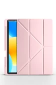 Huawei Matepad 11.5 Inç Tablet Uyumlu Kılıf Katlanır Kalemlikli Standlı Uyku Modlu Akıllı Kapak  ROSE GOLD - 1