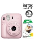 Instax Mini 12 Pembe Fotoğraf Makinesi Ve 20'li Mini Film thumbnail 1