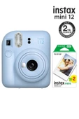Instax Mini 12 Mavi Fotoğraf Makinesi Ve 20'li Mini Film - 1