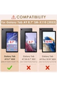 Samsung Galaxy Tab A9 8.7 Inç Nano Kırılmaz Ekran Koruyucu Şeffaf Cam Tam Uyumlu Sm-x110 thumbnail 2