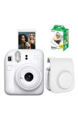 Instax Mini 12 Beyaz Fotoğraf Makinesi 20'li Film Ve Çantalı Seti 99 - 1