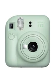 Instax Mini 12 Yeşil Fotoğraf Makinesi 10'lu Film ve Jean Çantalı Hediye Seti 66 - 2