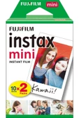 Beyaz Instax Mini 20'li Film Tek Ebat Fotoğraf Kağıtları - 1