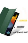 Apple Ipad 8. Ve 9. Nesil 2020 /2021 10.2 Inç Tablet Flip Smart Standlı Akıllı Kılıf Smart Cover  Petrol Yeşili thumbnail 3