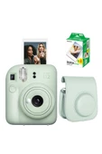 Instax Mini 12 Yeşil Fotoğraf Makinesi 20'li Film Ve Çantalı Seti 99 - 1