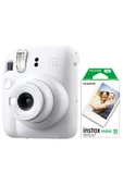 Instax Mini 12 Beyaz Fotoğraf Makinesi Ve 10'lu Mini Film - 1