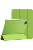 Apple Ipad Pro 4. Nesil M2 2022 11 Inç Tablet Uyumlu Flip Smart Standlı Akıllı Kılıf Smart Cover  Petrol Yeşili - 2