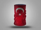 Maske-Boyunluk Türk Bayraklı - 1