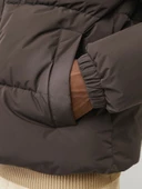 Jack Jones Erkek Jjebradley Puffer Hood  Kahverengi Mont 12256974KA - 7