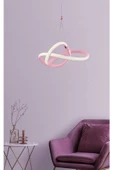 Buiva Modern Led Avize Pembe Avize Çocuk Odası Avize Power Led 6500K Buz Beyazı - 1