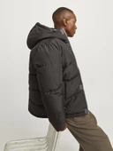 Jack Jones Erkek Mulch Renkli Hafif ve Rüzgar Geçirmez Şişme Kahverengi Mont  12259850KA - 5