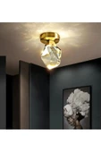 burenze Luxury Modern Kristal Taş Led Avize Diamond Krom Ledli Avize - 1