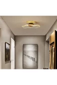 burenze Luxury Exclusive Plafonyer Tavan Led Avize Jellyfish Gold Sarı Ledli Avize - 3