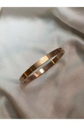 Soobepark Love Bangle Kalın Çelik Bileklik - 3